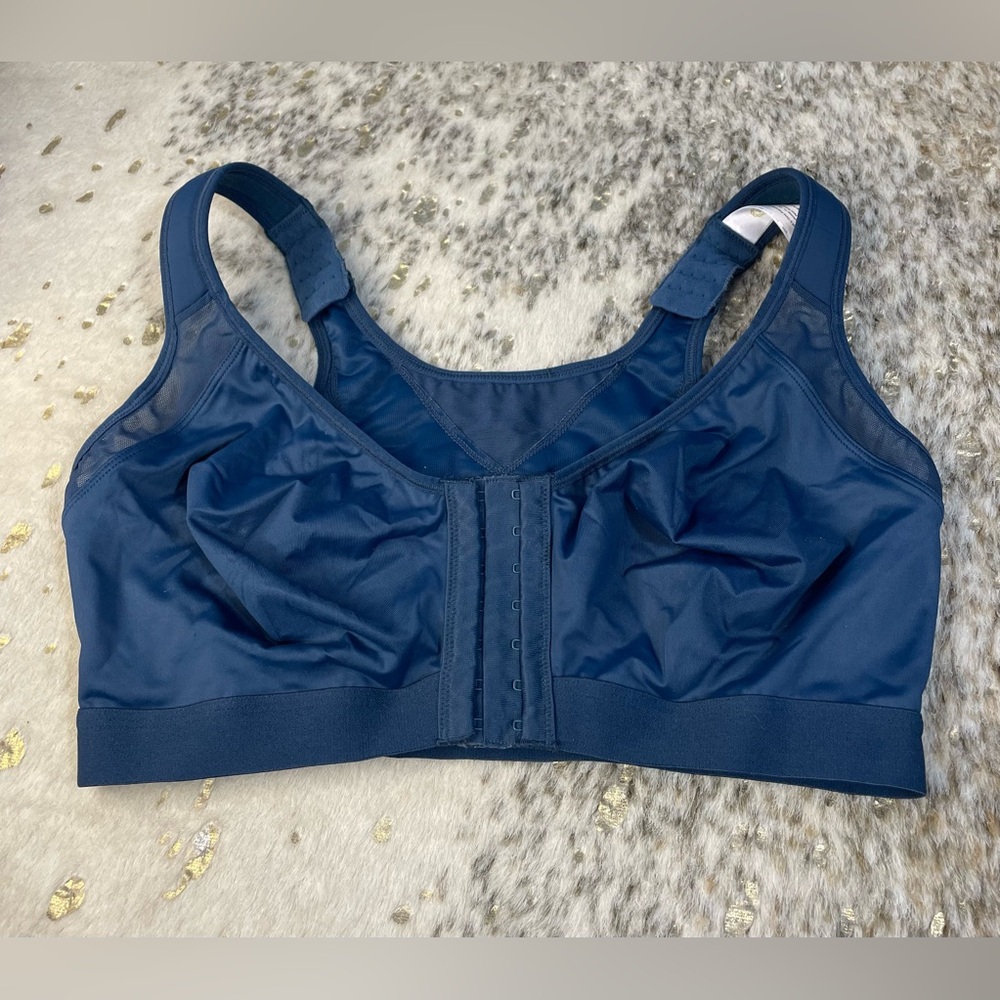 5 for $25🔥Delimira Navy Front Closure Bralette 36E